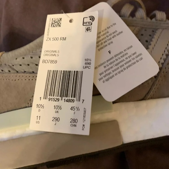 Adidas ZX 500 RM Boost Mens Size 11 Simple Brown - Picture 5 of 5